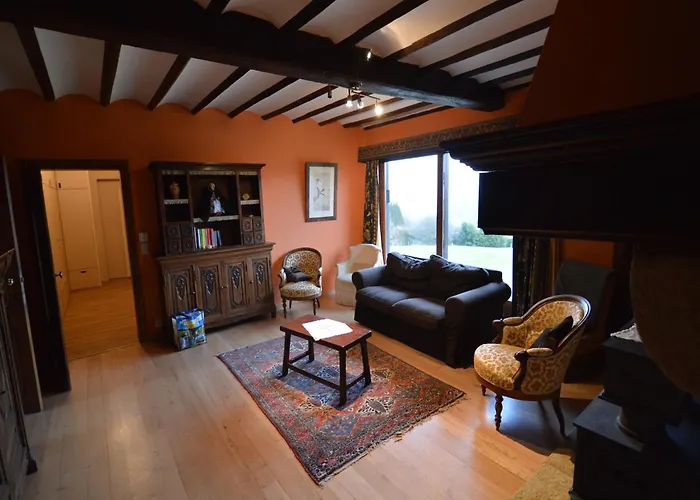 Hillside Retreat With Pond Lierneux