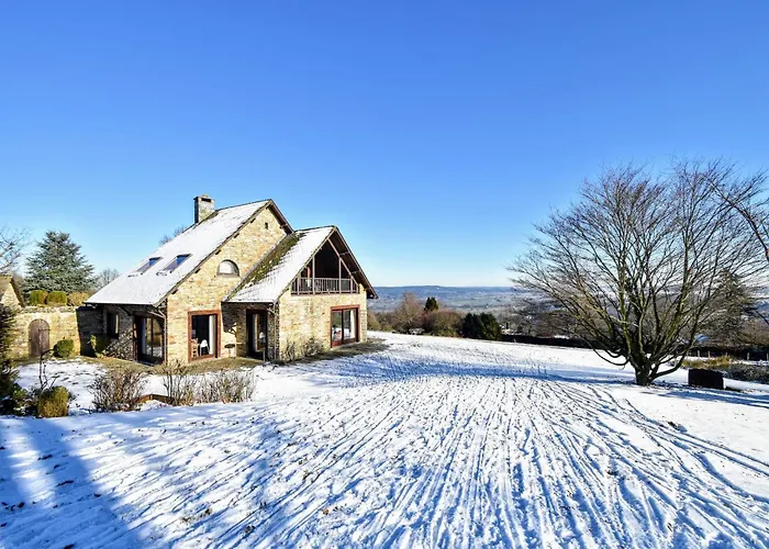 Hillside Retreat With Pond Lierneux